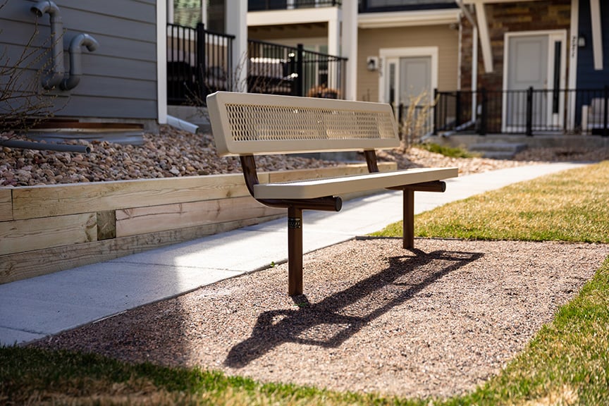 Standard Bench with Back