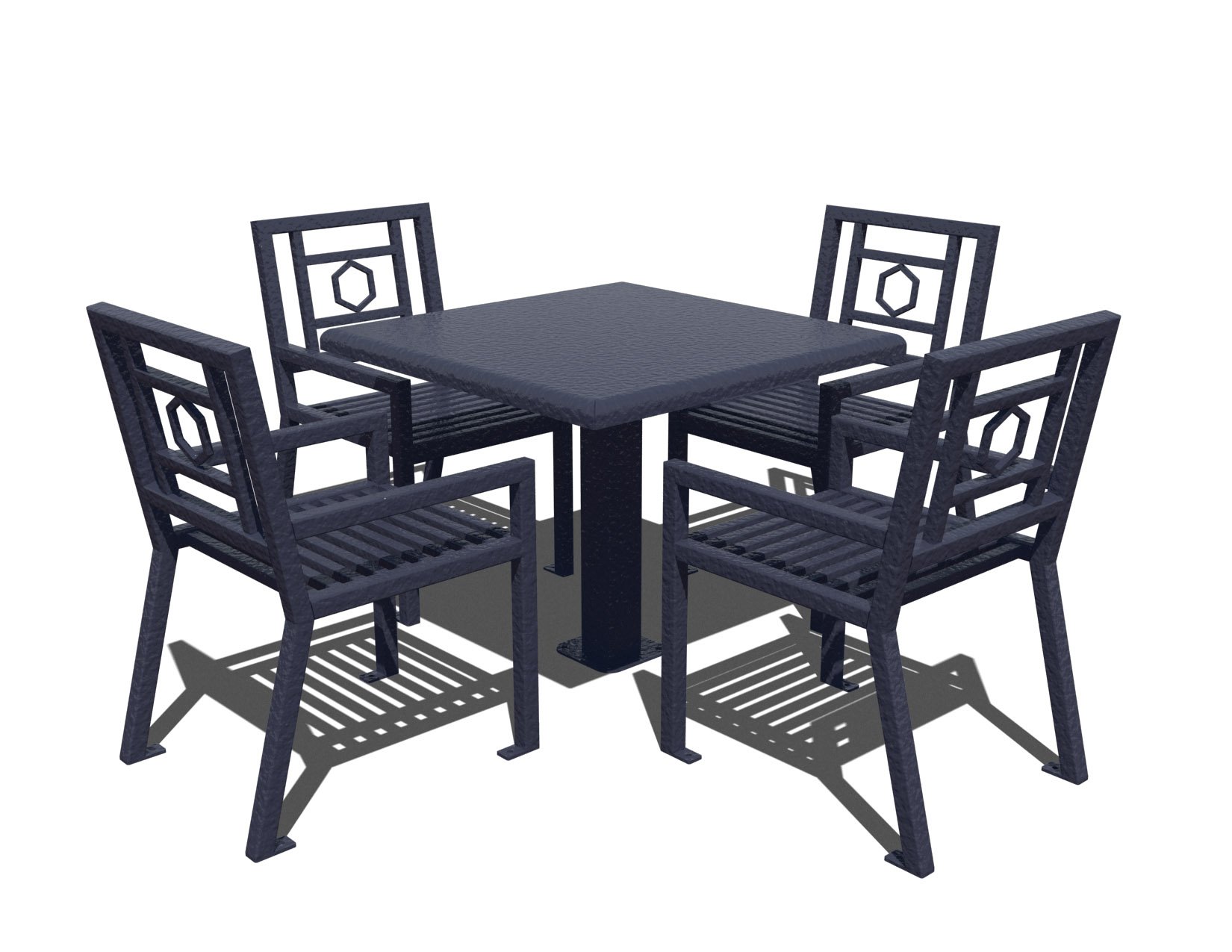 Biscayne Patio Table and Chair Set TS36BC-CBC-SET