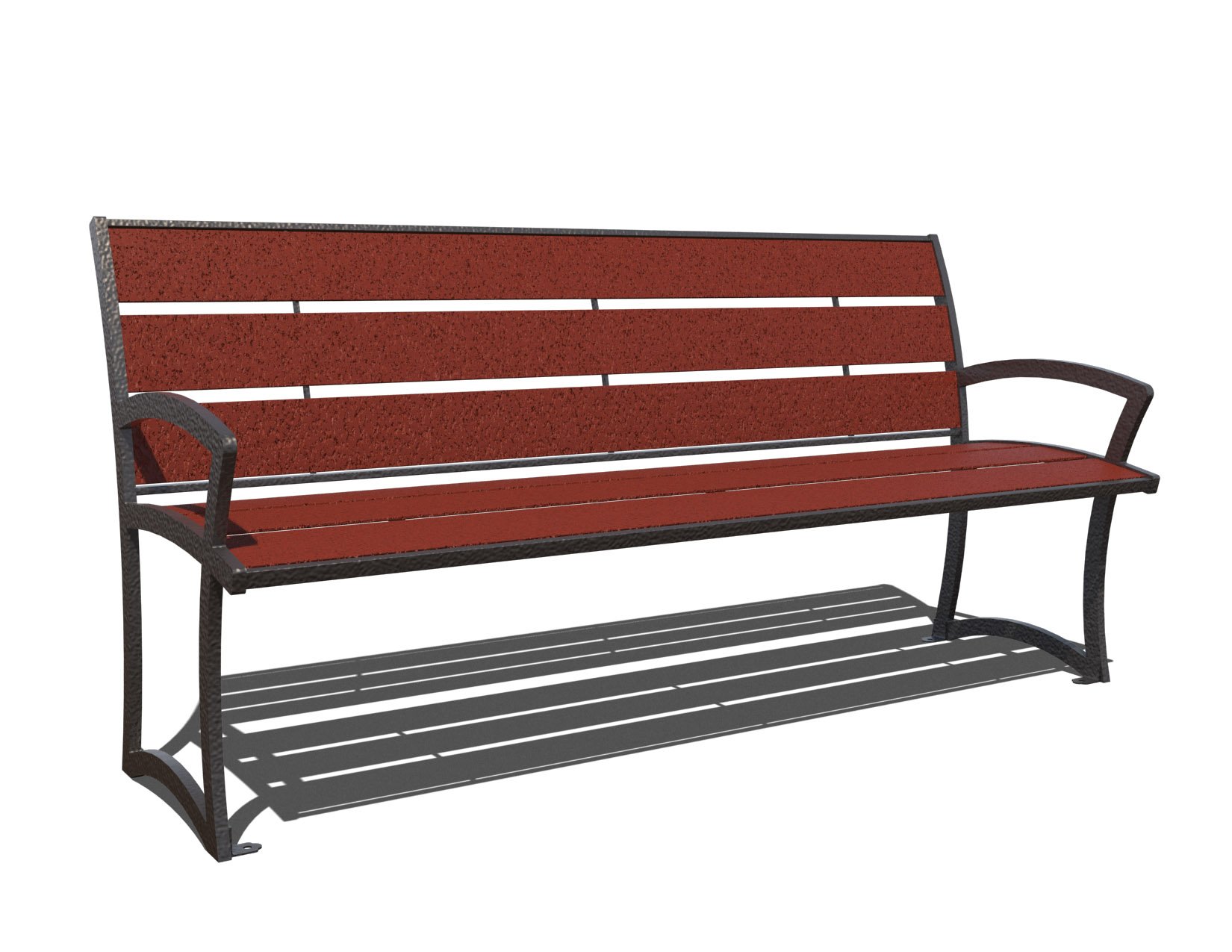 Bryce Ipe Bench with Back
