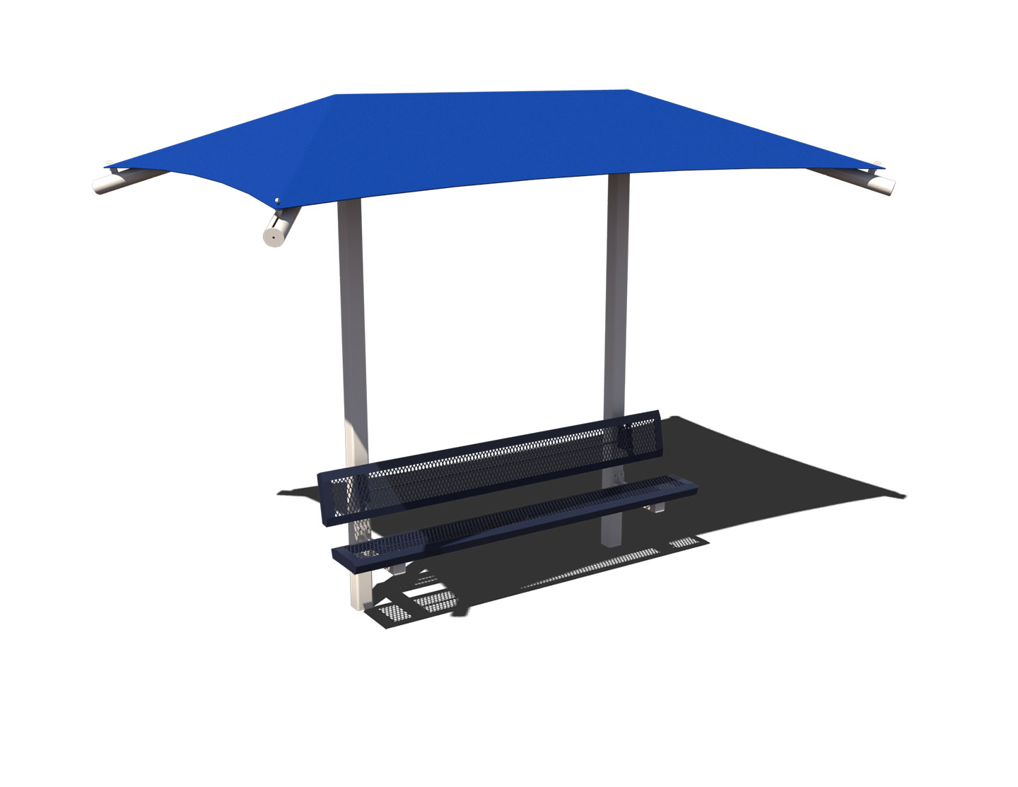 Shaded Bench