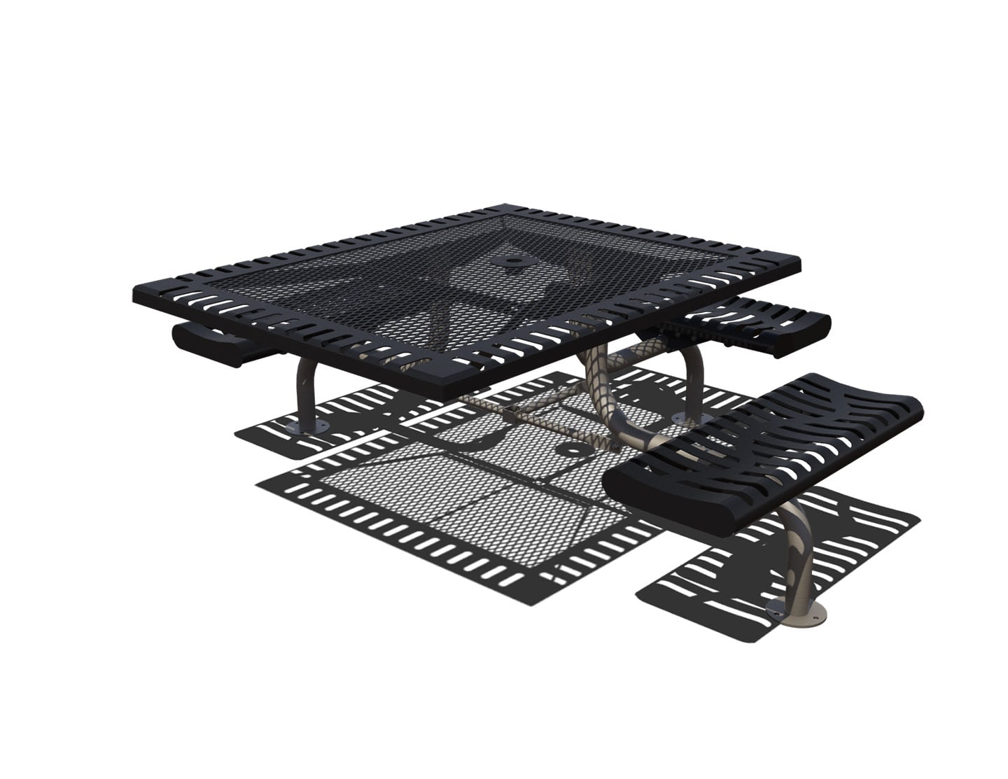 Classic Accessible Square Web Table